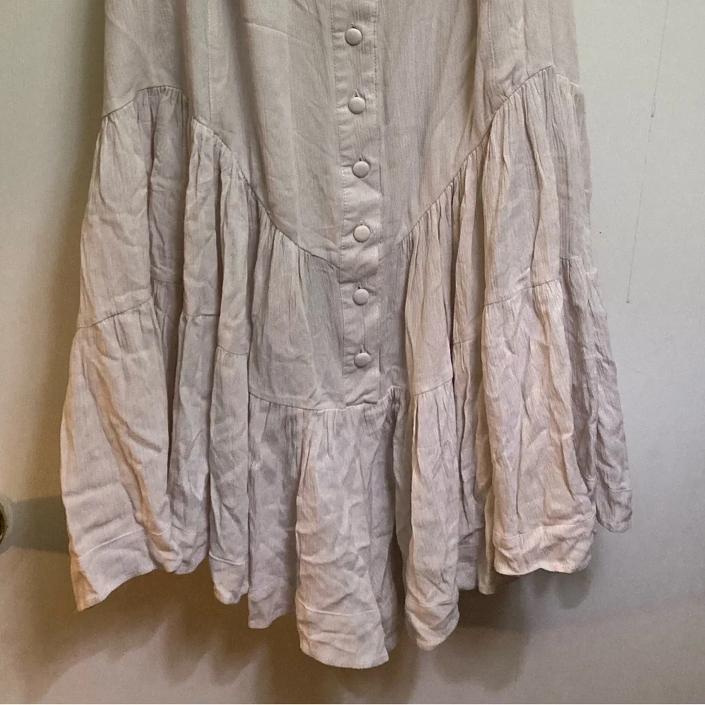 Vanessa Mooney Elizabeth Romper Ivory Rayon 1X XXL 2X 18 - Picture 4 of 4